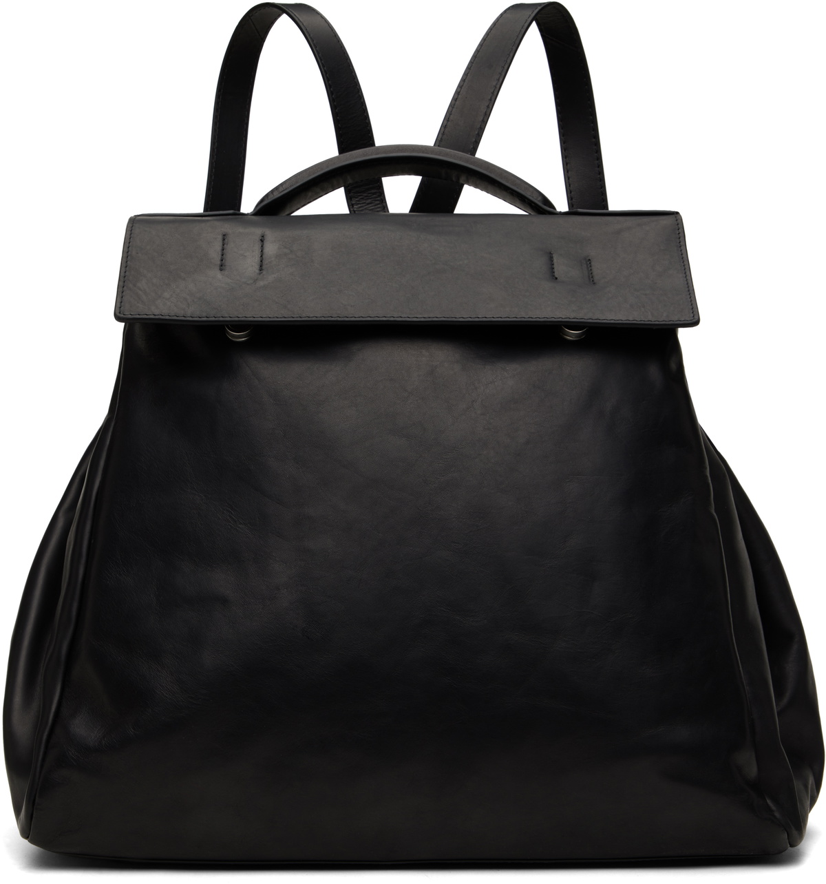 Dries Van Noten Black Canvas Backpack Dries Van Noten