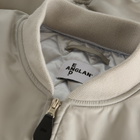 END. x Anglan Parachute Ruched Bomber Jacket in Grey 