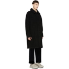 MSGM Black Teddy Coat