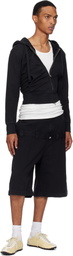 ABRA SSENSE Exclusive Black Double Shorts