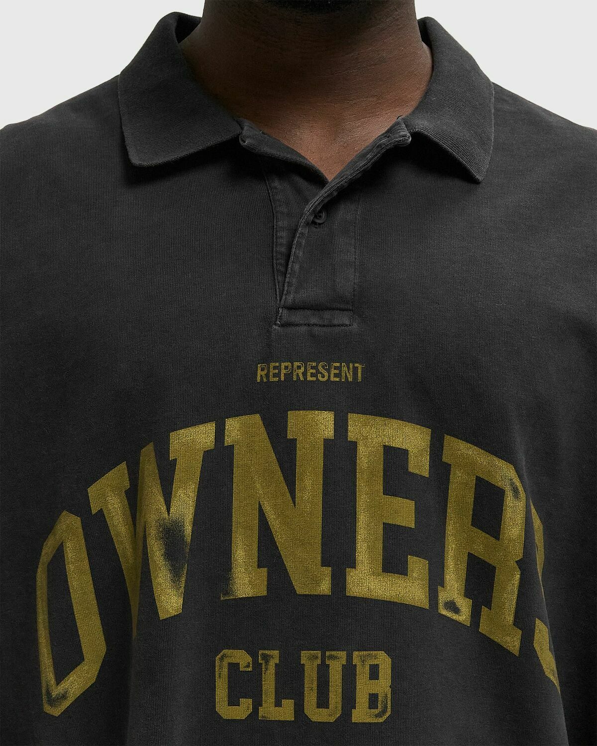 Represent OWNERS RUGBY POLO Black Men