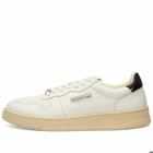 East Pacific Trade Men's Dive Court Sneakers in Off White/Black
