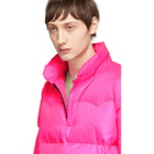 Bianca Chandon Pink Crescent Down Works Edition Down Western Pullover Jacket
