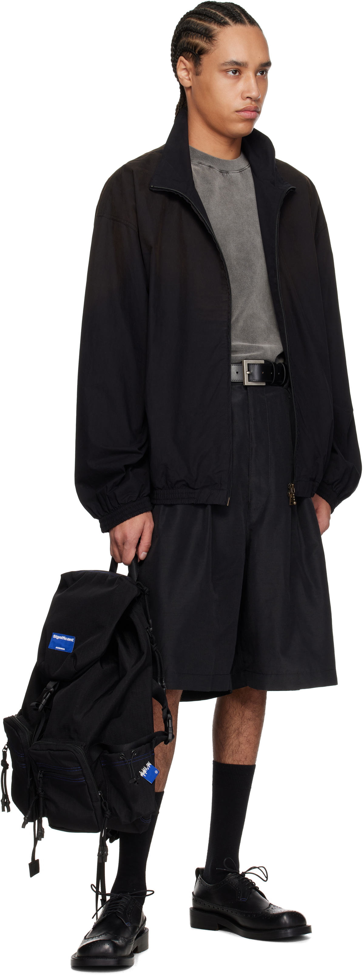 ADER error Black Sig; 'Significant' Tag 01 Backpack
