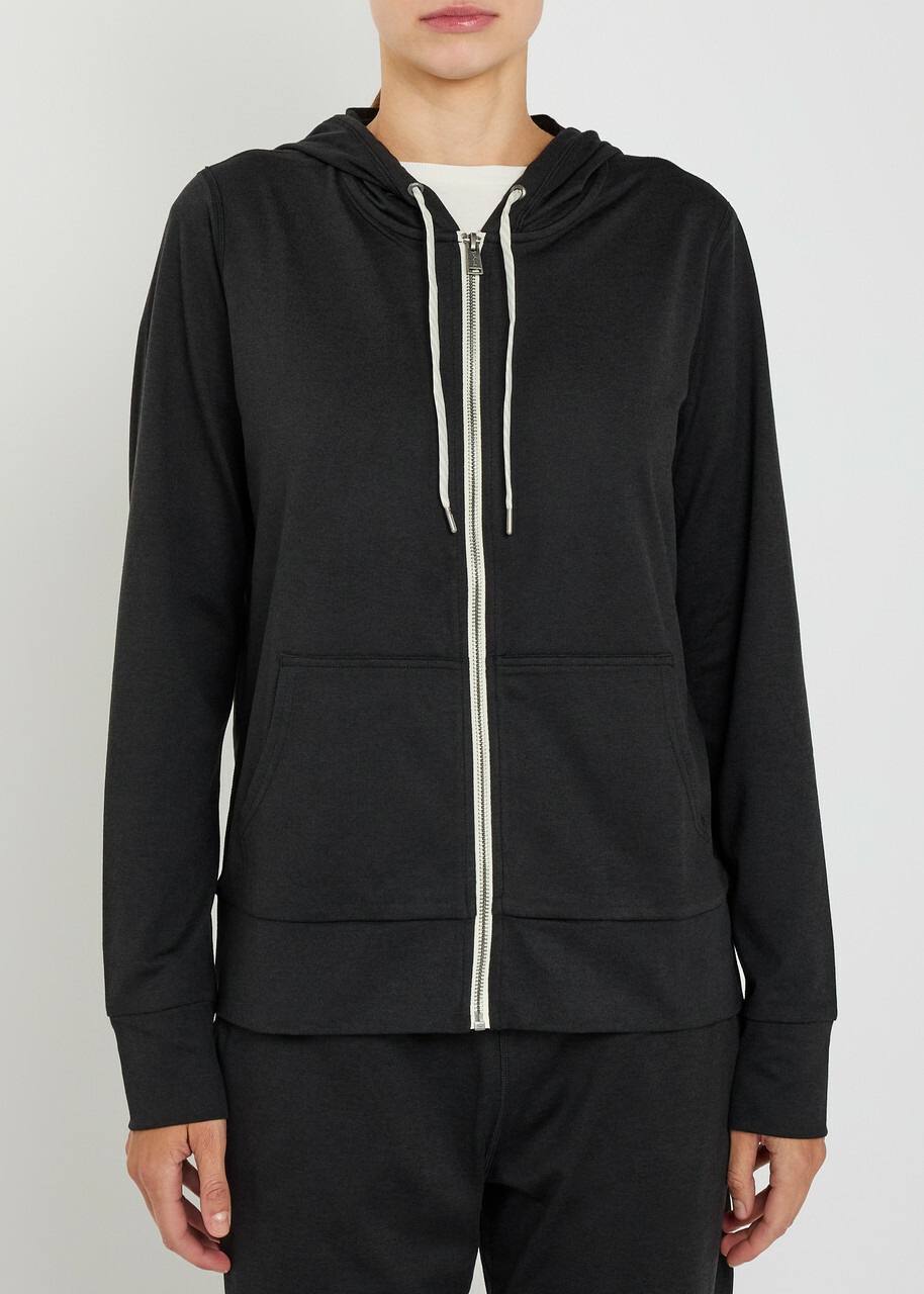 Vuori Halo Performance 2.0 Hooded Jersey Sweatshirt Black