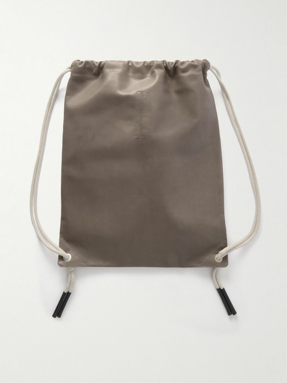 Rick Owens - Embellished Leather Drawstring Backpack Rick Owens
