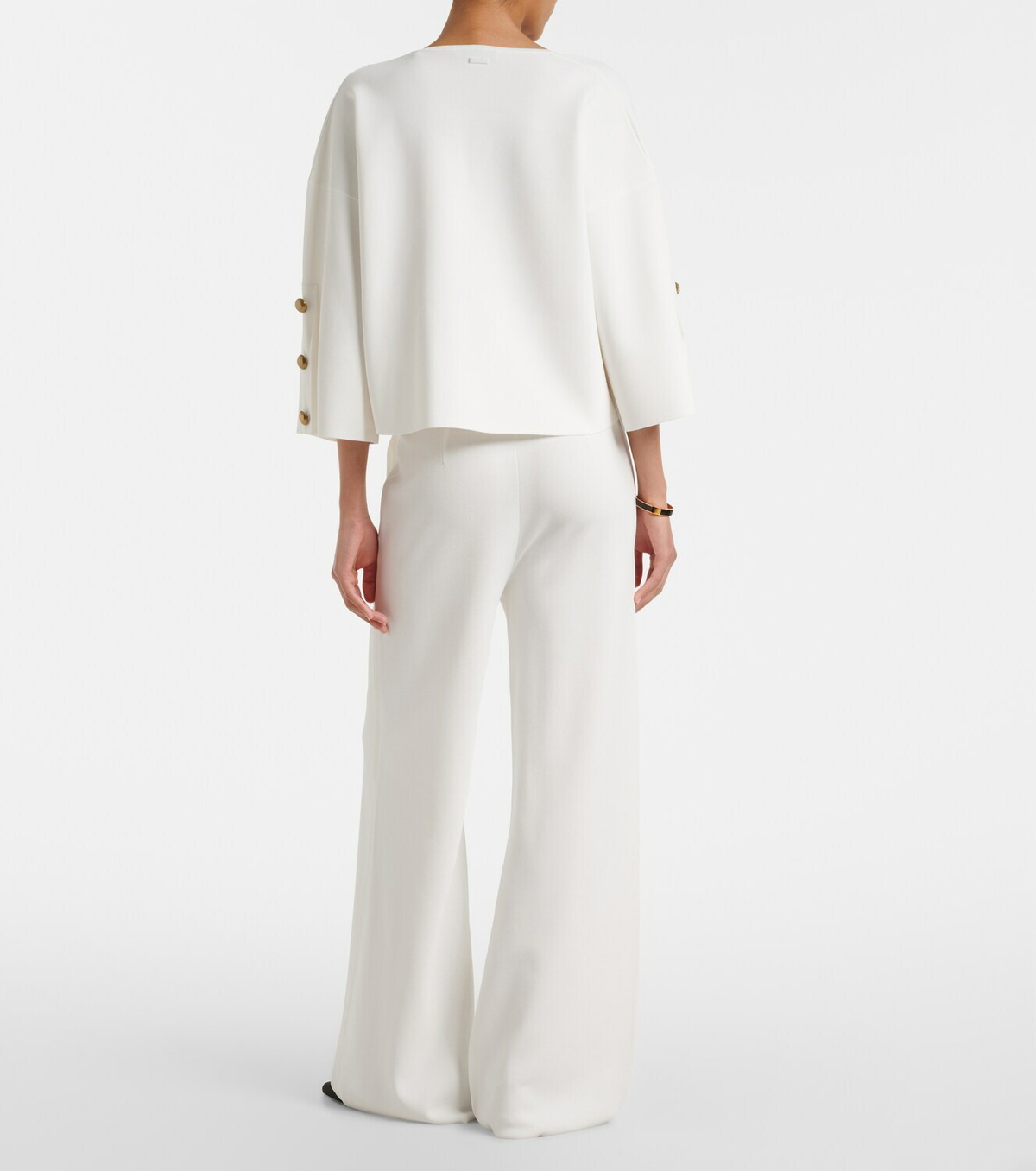 Max Mara Crêpe wide-leg pants