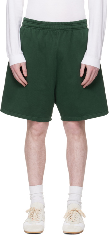 Photo: Entire Studios Green Standard Sweat Shorts