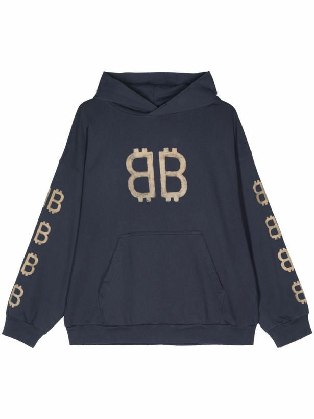 Balenciaga New Logo Oversized Popover Hoody Balenciaga