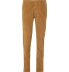 Boglioli - Tan Slim-Fit Stretch-Cotton Corduroy Suit Trousers - Tan