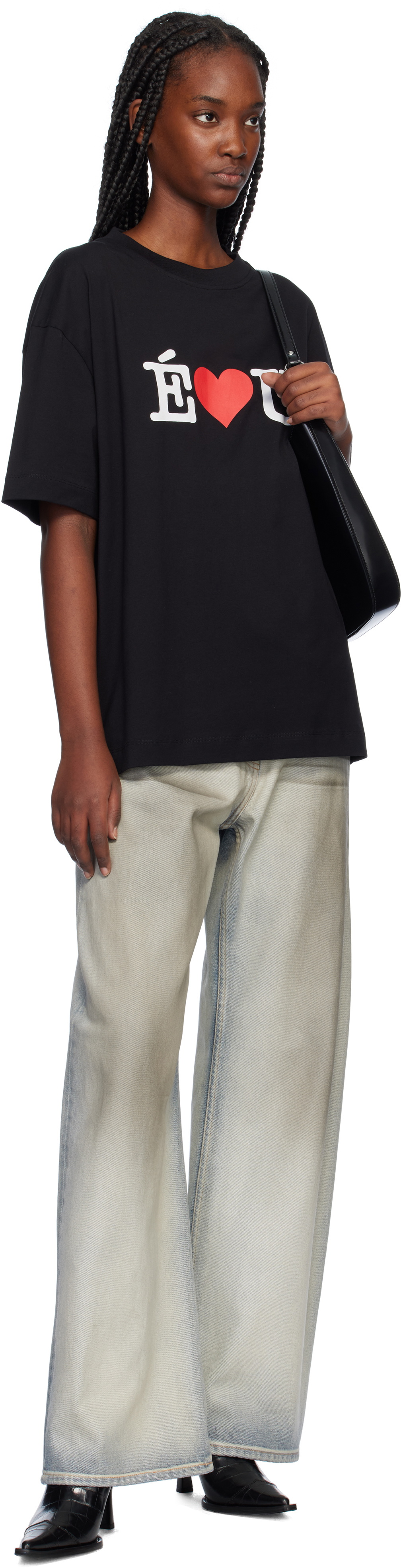 Études Black 'ÉLU' Relax T-shirt