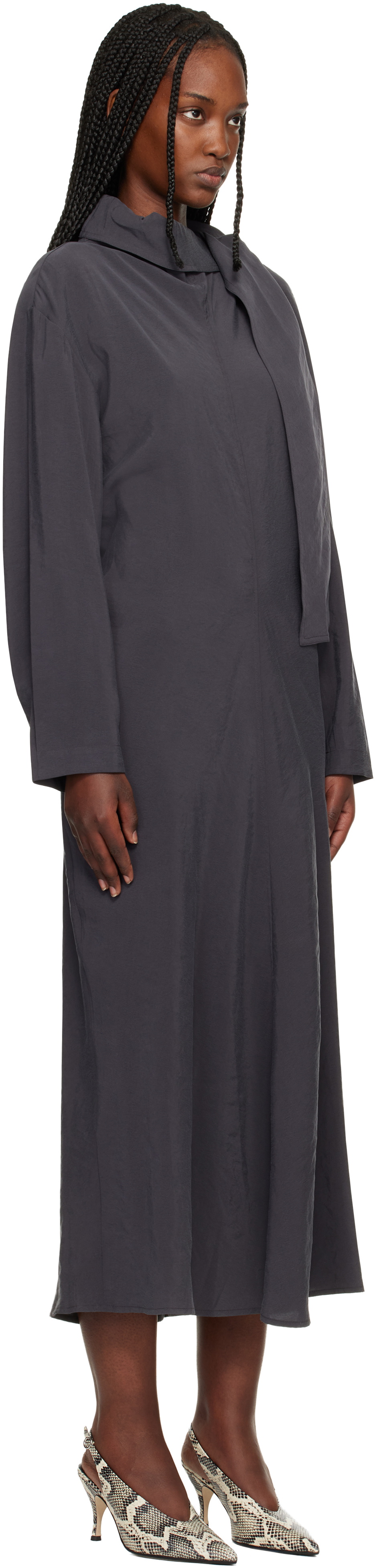 Studio Nicholson Gray Haria Midi Dress