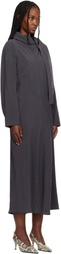 Studio Nicholson Gray Haria Midi Dress