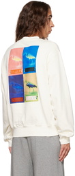 Heron Preston White Heron Censored Sweatshirt