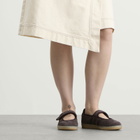 Adidas Women's Samba Jane Sneaker in Aurora Coffee/Aurora Coffee/Gold Met.