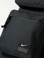 Nike Training - Utility Speed Logo-Appliquéd Webbing-Trimmed Canvas Backpack