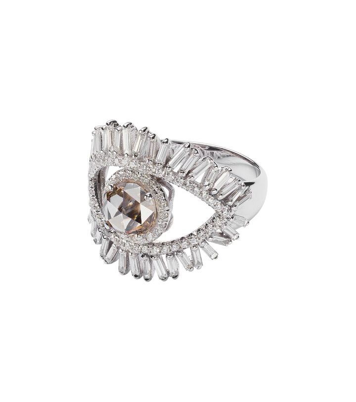 Photo: Suzanne Kalan One Of A Kind 18kt white gold ring with diamonds