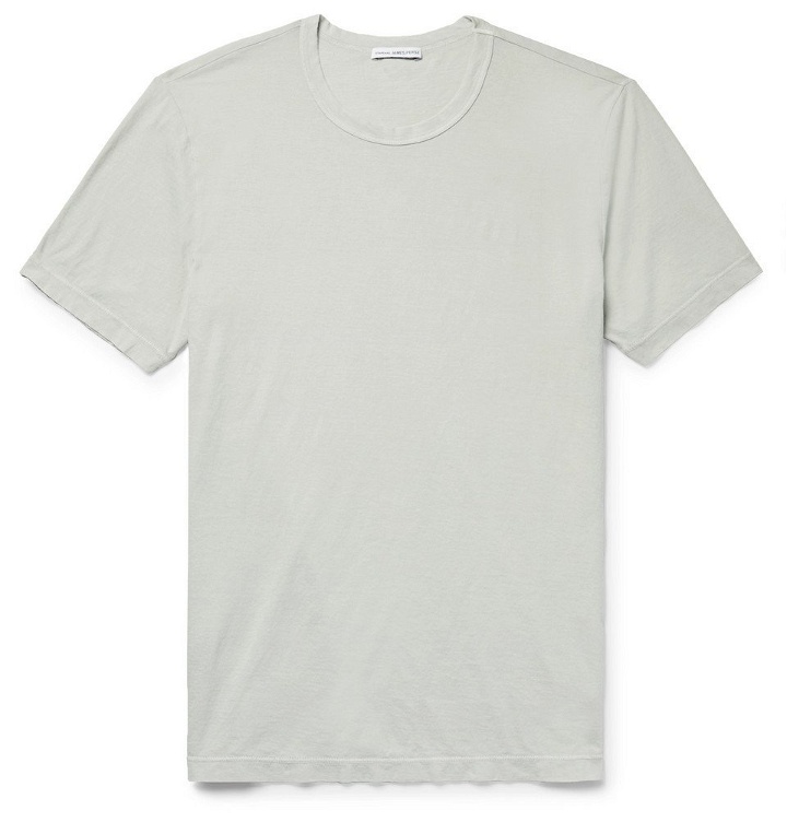 Photo: James Perse - Combed Cotton-Jersey T-Shirt - Men - Gray green