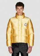 8 Moncler Palm Angels - Keon Puffer Jacket in Gold
