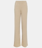 Loro Piana High-rise wide-leg cashmere pants