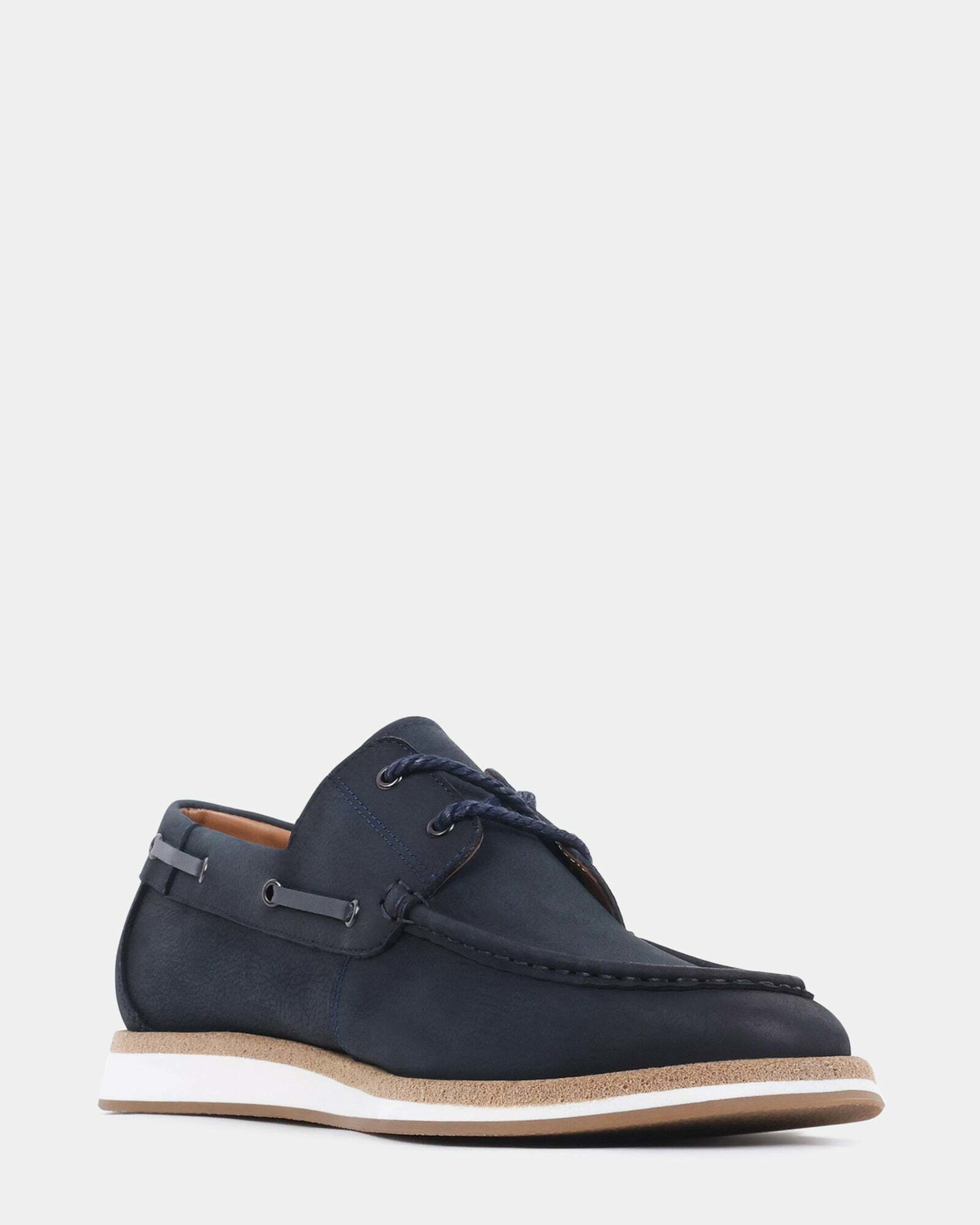 Steve Madden Mason Casual Shoes in Navy Nubuck