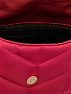 SAINT LAURENT - Mini Puffer Cotton Blend Shoulder Bag