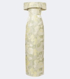 Markarian Clover floral gown