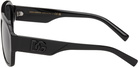 Dolce & Gabbana Black Aviator Sunglasses