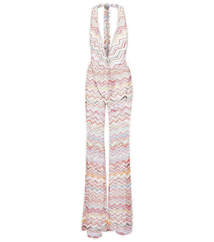 Photo: Missoni Mare Zig Zag lamé jumpsuit