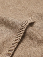 Officine Générale - Elie Cotton and Linen-Blend Hoodie - Brown