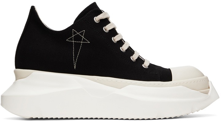 Photo: Rick Owens Drkshdw Black Abstract Sneakers