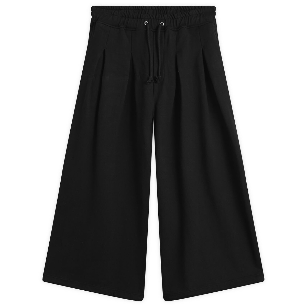 Anglan Men's Double Valley Tuck Sweat Pants in Black