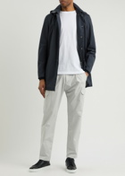 Herno Shell Cargo Trousers Light Grey