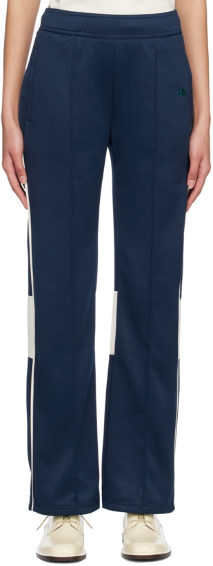 Photo: Wales Bonner Navy Kola Lounge Pants