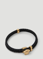 Greca Chain Bracelet in Black