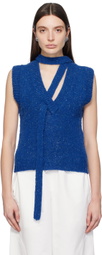 Saks Potts Blue Rosemarie Vest
