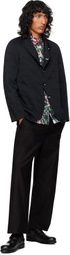 Comme des Garçons Shirt Navy 'Strong Will' Blazer