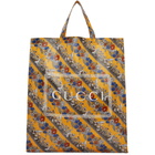 Gucci Yellow Floral Logo Tote