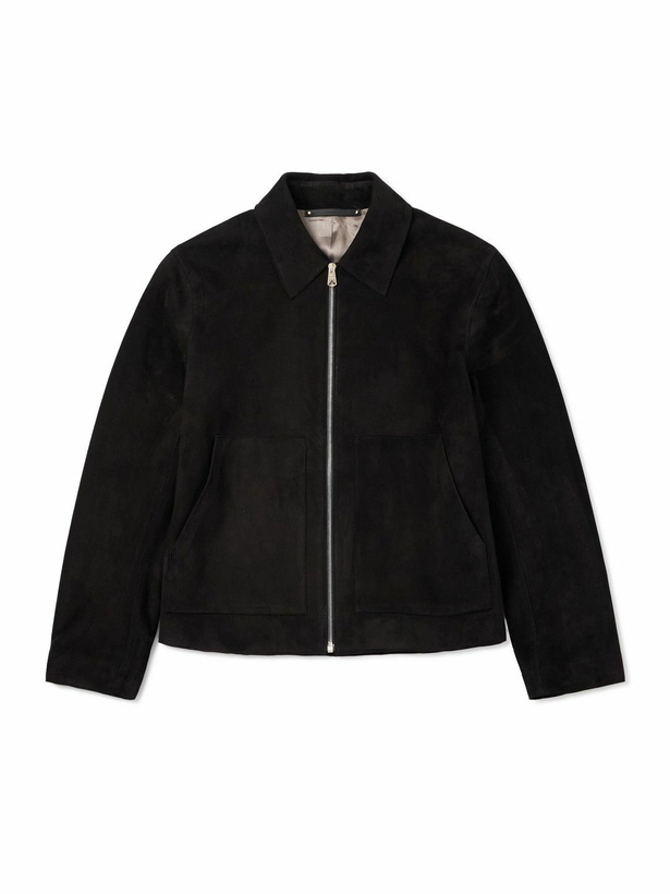 Photo: Paul Smith - Suede Blouson Jacket - Black