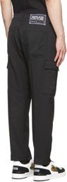 Versace Jeans Couture Black Polyester Cargo Pants
