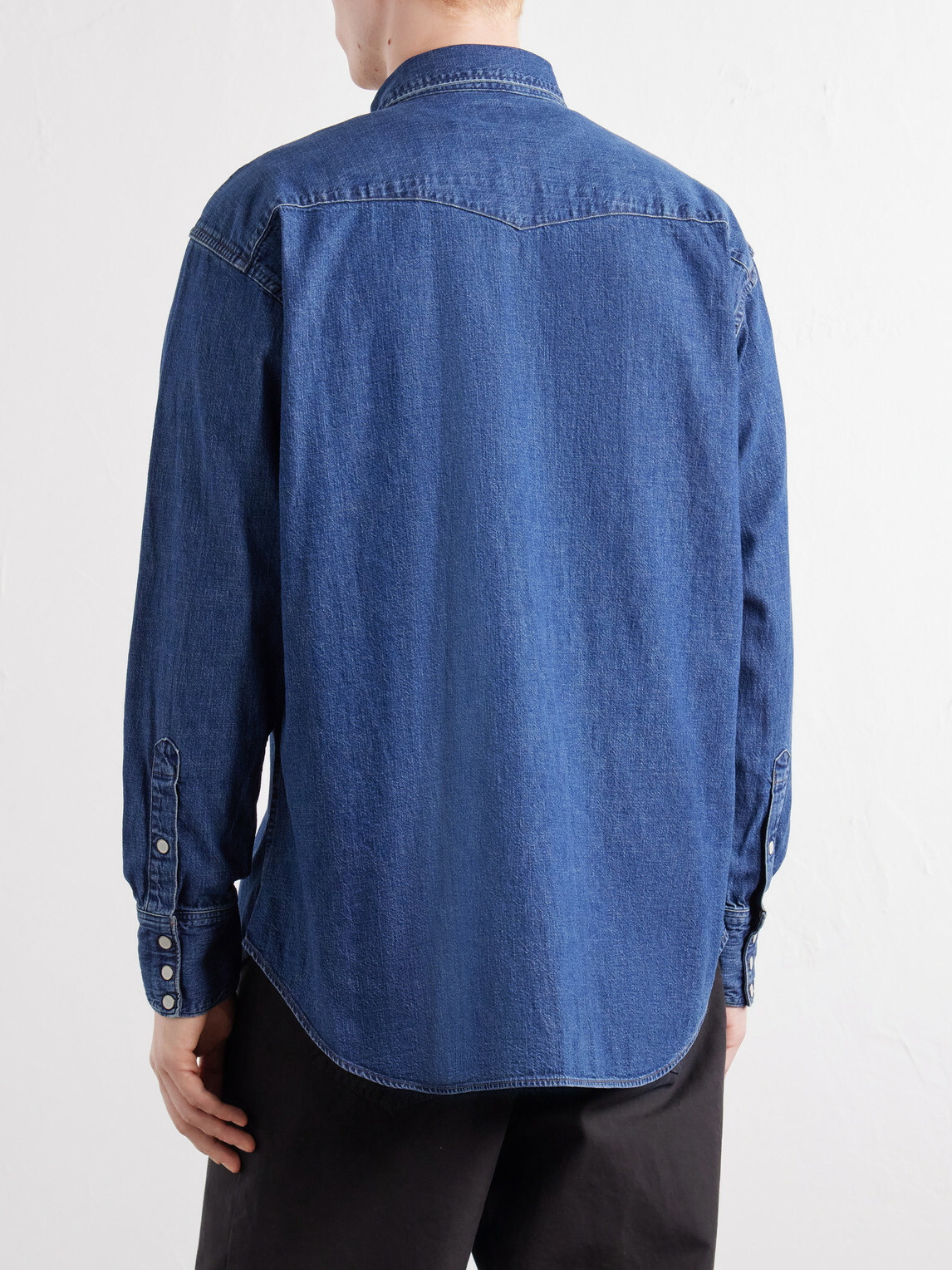 OrSlow - Western Denim Shirt - Blue