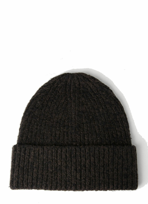 Photo: Acne Studios - Knit Beanie Hat in Black