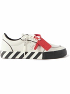 Off-White - Full-Grain Leather Sneakers - White