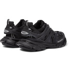 Balenciaga - Track Nylon, Mesh and Rubber Sneakers - Black