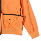 Stone Island Men's Soft Shell-R Hooded Jacket in Orange