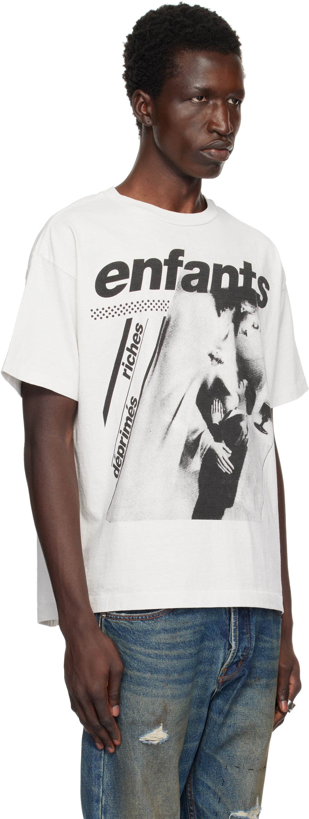 Enfants Riches Déprimés White Touched By Jesus T-shirt Enfants
