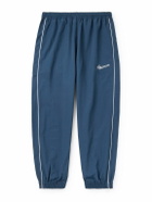 Willy Chavarria - Bad Boy Tapered Logo-Embroidered Piped Shell Trackpants - Blue