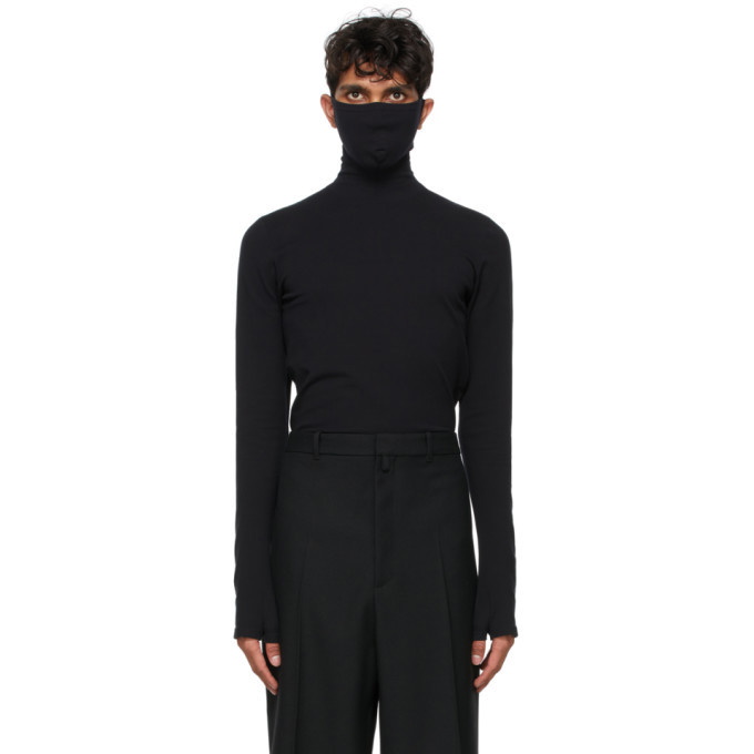 Photo: Balenciaga Black Mask Turtleneck