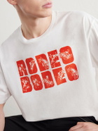 BODE - Rodeo Bodeo Printed Cotton-Jersey T-Shirt - Neutrals