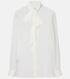 Gabriela Hearst Shildon tie-neck silk blouse